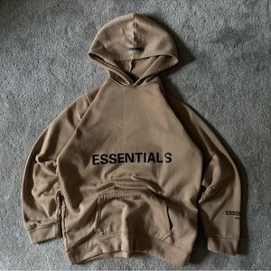 Fear of God Essentials Tan Hoodie